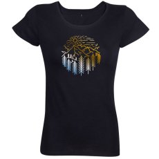 Dámske tričko Skica hôr a lesov