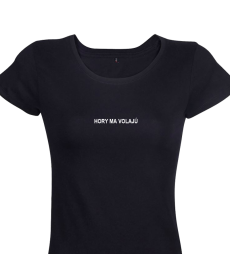 Dámske tričko Hory ma volajú text
