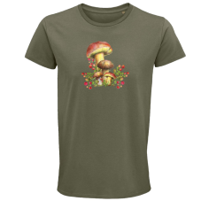 Pánske tričko hríby