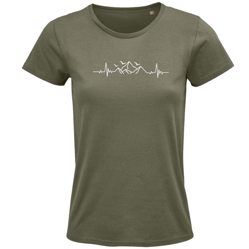 Dámske tričko EKG príroda