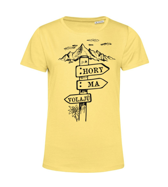 Dámske BIO  tričko HORY ma volajú  ceduľka