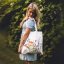 BIO bavlnená taška kvetový raj