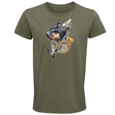 Pánske tričko poľovnícky pes