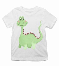 Detské tričko Vysmiatý dinosaurus