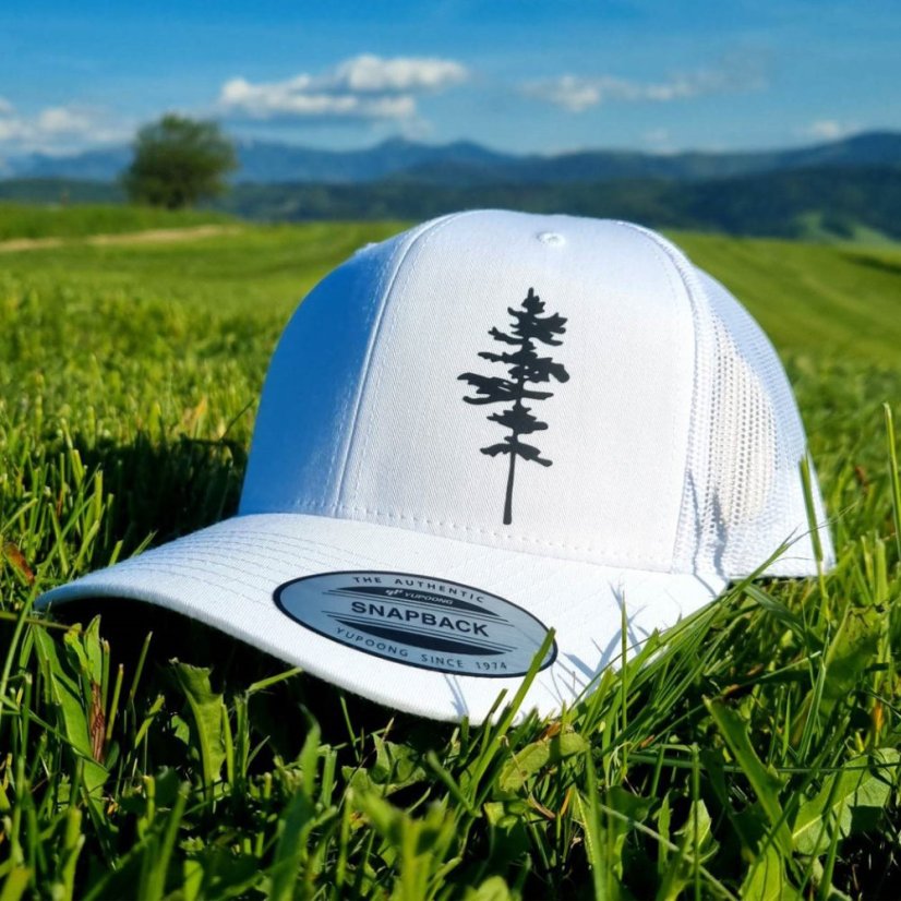 Šiltovka Strom biela