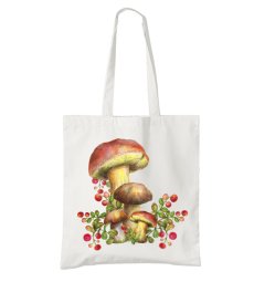Bavlněná taška Rodinka hub