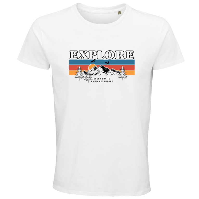 Pánske tričko Explore farebné