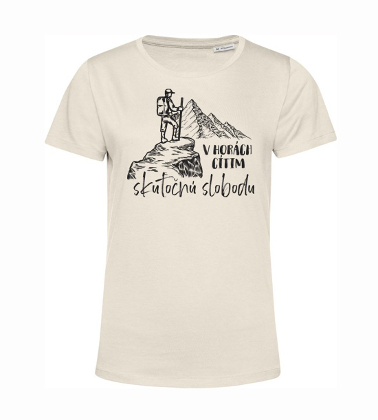 Dámske BIO  tričko skutočná sloboda