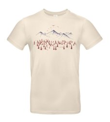 Pánske tričko stromy a štíty