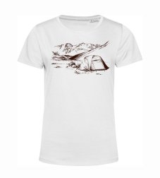 Dámske  tričko  stanovanie v horách