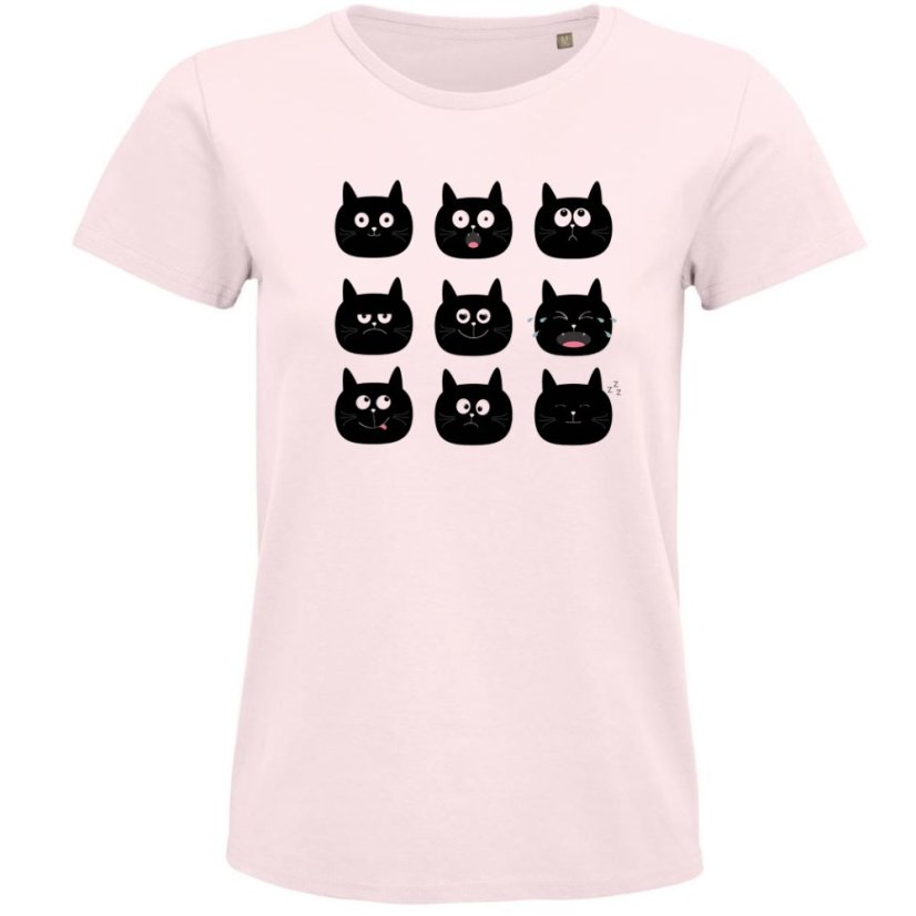 Dámske BIO tričko Mačacie nálady