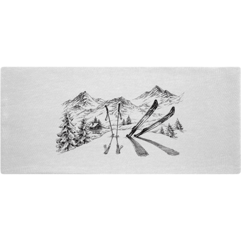 Čelenka Skialp a hory sivá