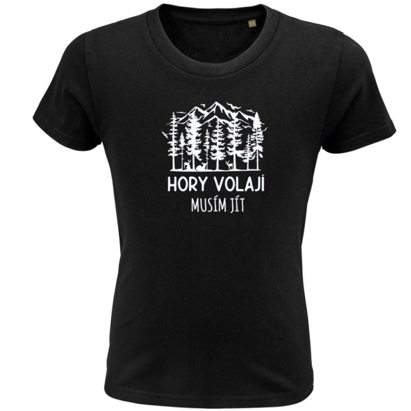 Dětské tričko Hory volají