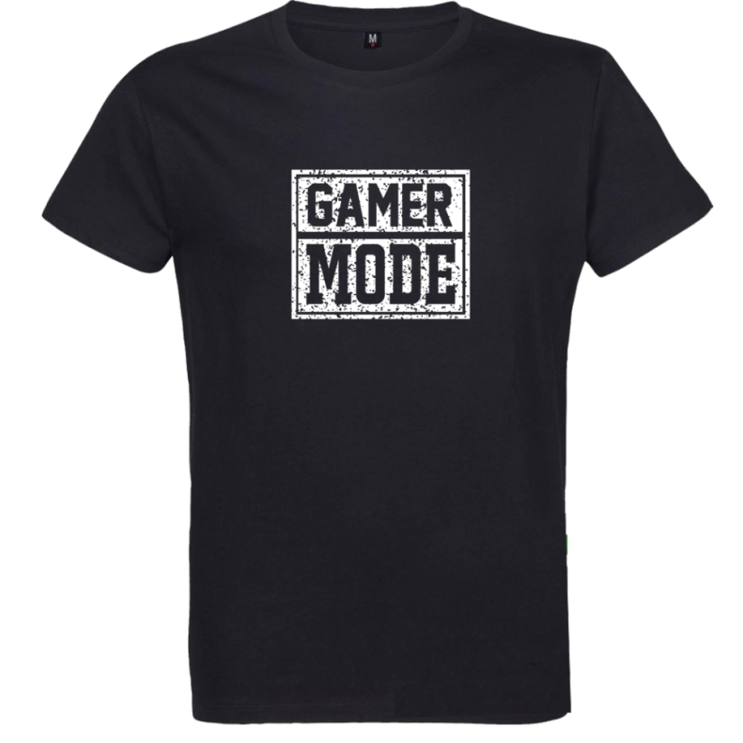 Pánske tričko Gamer mode - Veľkosť: S, Farby: Čierna