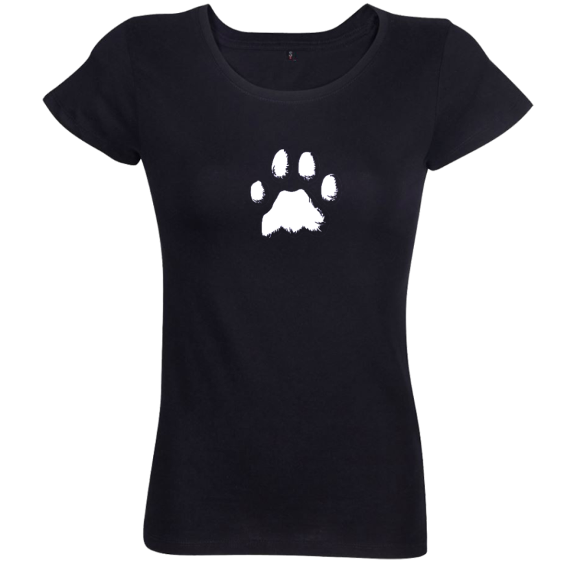 Dámske bio tričko Labka čierne