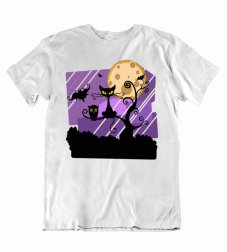 Pánske tričko Mačka a sova