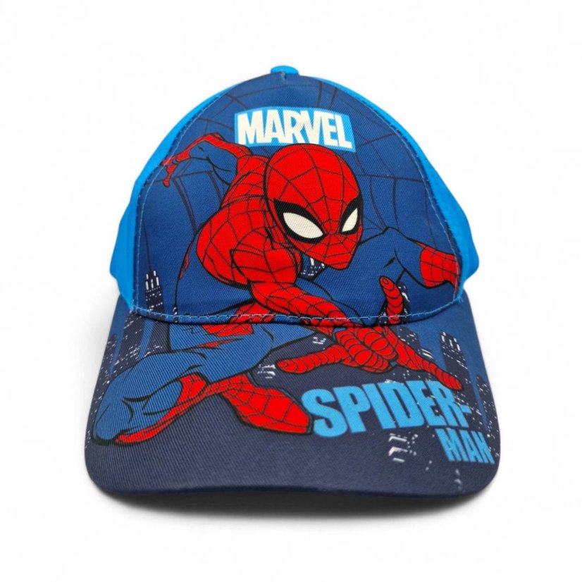 Spiderman – Detská šiltovka modrá, veľkosť 54