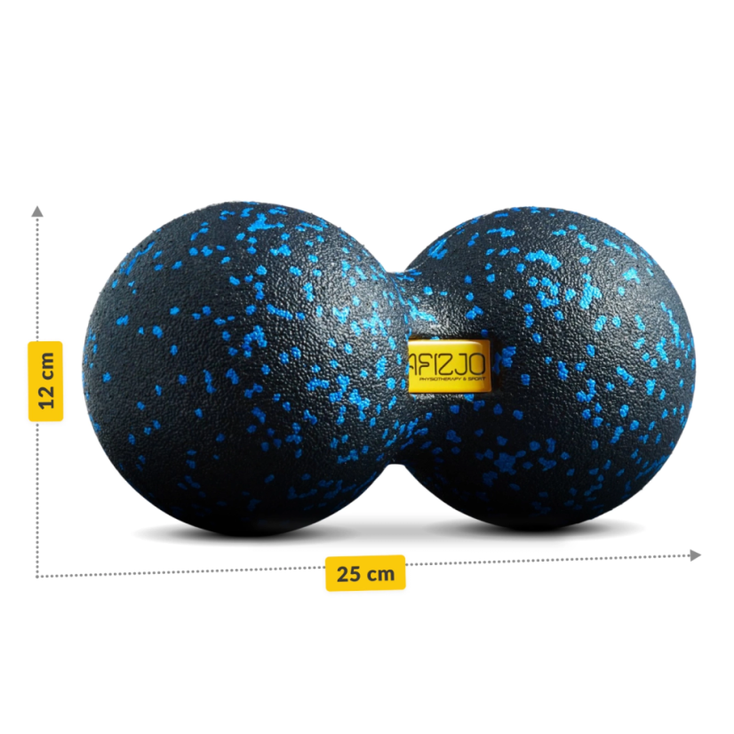 DVOJITÁ MASÁŽNA LOPTIČKA  12 cm