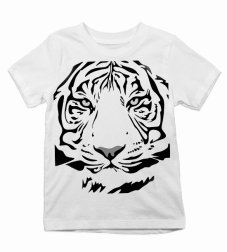 Detské tričko tiger maľba