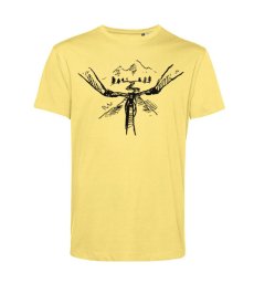 Pánske BIO tričko výhľad z bicykla