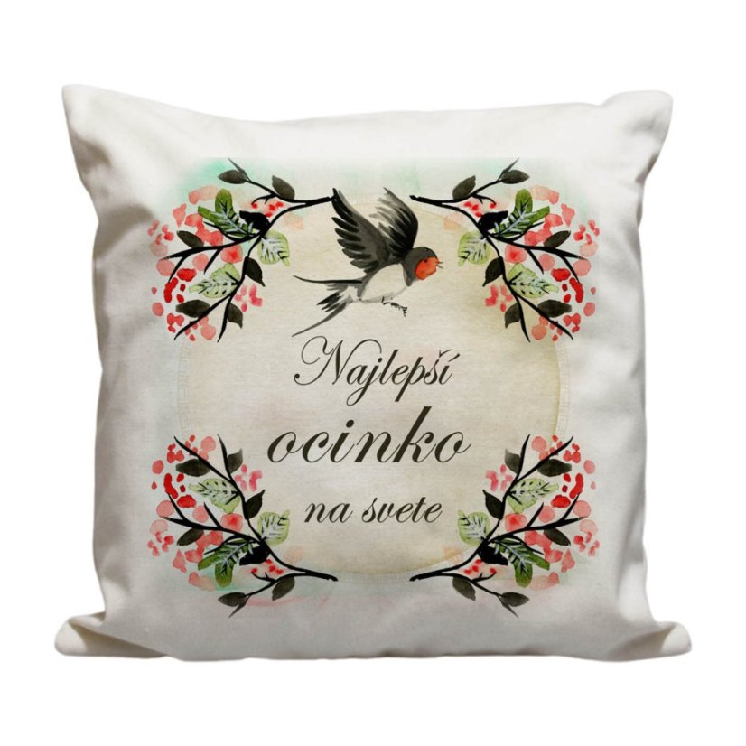 Vankúš Najlepší ocinko vtáčik