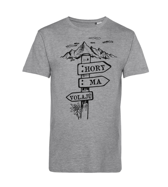 Pánske BIO tričko hory ma volajú ceduľka