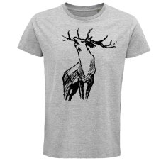 Pánske tričko Ručiaci jeleň
