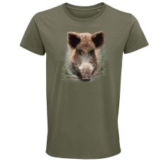 Pánske Bio tričko Hlava diviaka