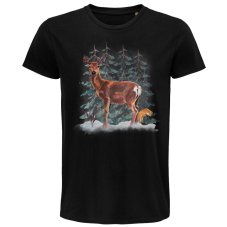 Pánske Bio tričko Pozorujúca laň