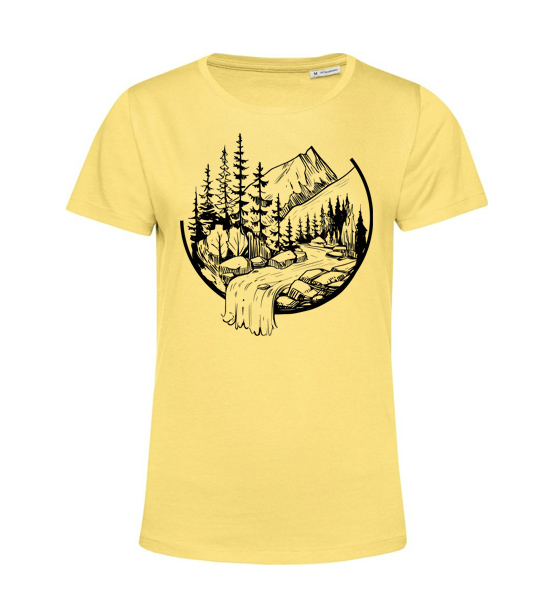 Dámske BIO  tričko príroda v kruhu