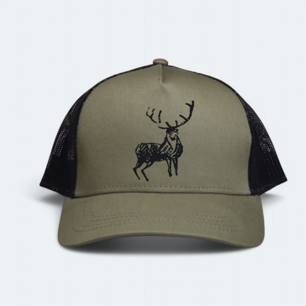 Šiltovka Jeleň skica, zelená