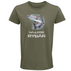Pánske tričko najlepší rybár farebné