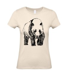 Dámske tričko Panda skica