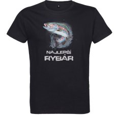 Pánske tričko najlepší rybár farebné