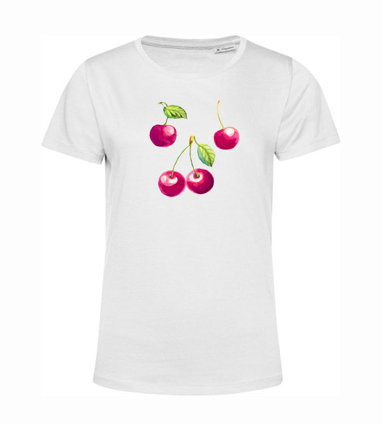 Dámske BIO tričko čerešne