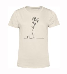 Dámske  tričko Kreslená ruža