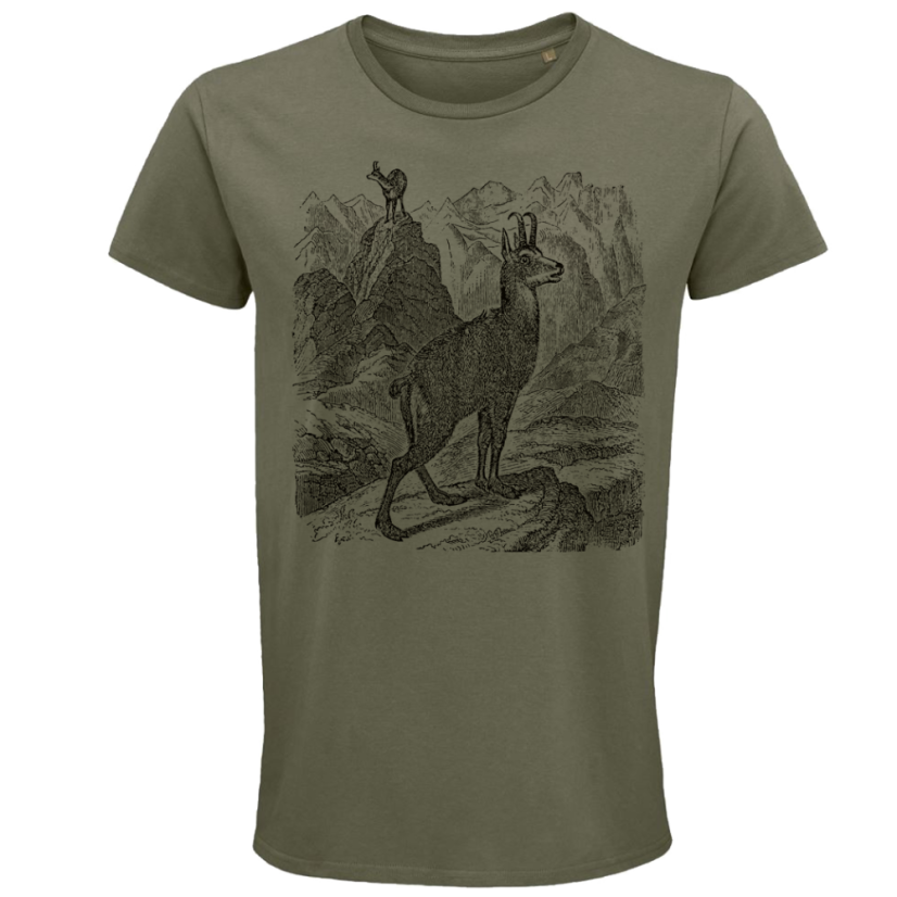 Pánske Bio tričko Kamzíky na horách