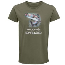 Pánske tričko najlepší rybár farebné