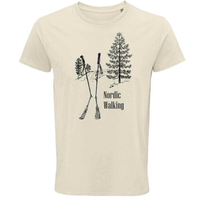 Pánske BIO tričko Nordic walking