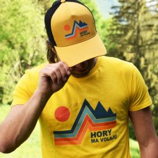 Pánske tričko Retro hory ma volajú