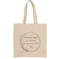 BIO bavlnená taška Ďakujem mami, za všetko