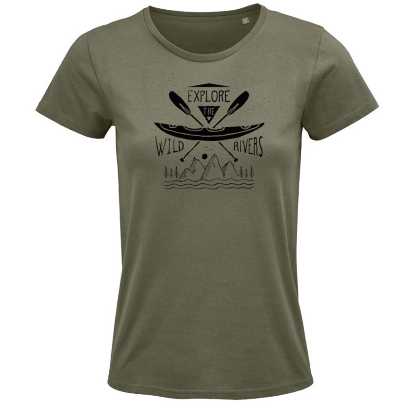 Dámske tričko Explore the Wild Rivers