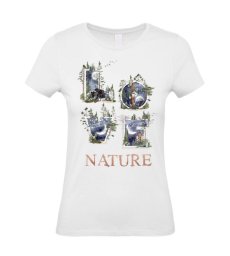 Dámske tričko Love nature noc