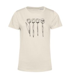 Dámske Bio tričko tulipány skica