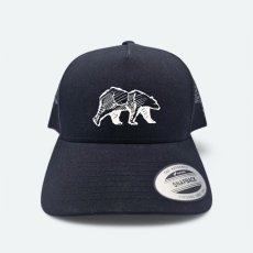 Šiltovka Medveď skica, čierna