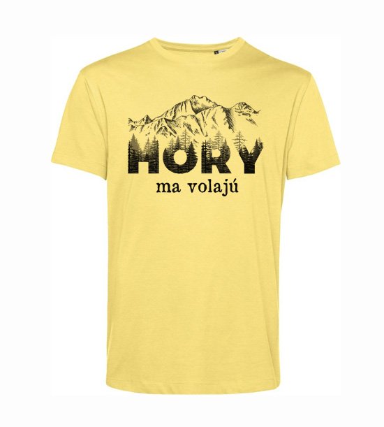 Pánske BIO tričko HORY ma volajú stromové písmo