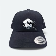 Šiltovka Futbalová lopta čierna