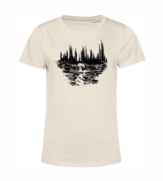 Dámske tričko les a voda