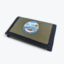 Zelená peňaženka Ryba v kruhu