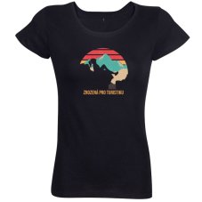 Dámské tričko Zrozená pro turistiku